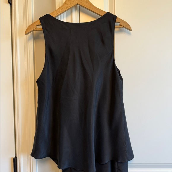 Benetton asymmetrical Silk sleeveless top - Picture 4 of 7